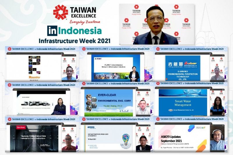 Taiwan kembali pamerkan berbagai produk inovatif di Indonesia Infrastructure Week
