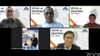Tugure gelar seminar daring bertajuk Legal Drafting and Its Effect