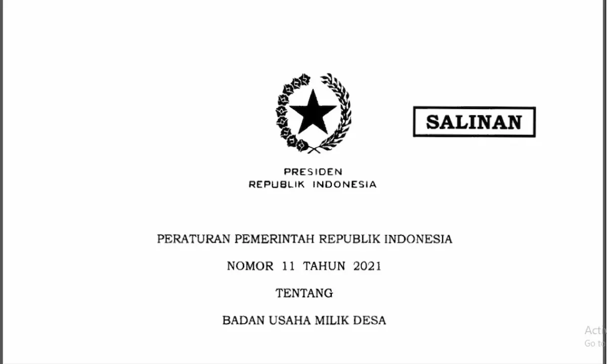 Pasal 1-9 PP Nomor 11 Tahun 2021 PressRelease