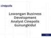 Lowongan Business Development Analyst Cinepolis Gunungkidul