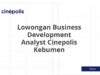 Lowongan Business Development Analyst Cinepolis Kebumen