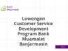 Lowongan Customer Service Development Program Bank Muamalat Banjarmasin