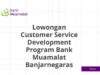 Lowongan Customer Service Development Program Bank Muamalat Banjarnegaras