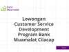 Lowongan Customer Service Development Program Bank Muamalat Cilacap