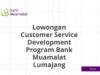 Lowongan Customer Service Development Program Bank Muamalat Lumajang