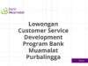 Lowongan Customer Service Development Program Bank Muamalat Purbalingga