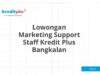 Lowongan Marketing Support Staff Kredit Plus Bangkalan