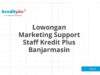 Lowongan Marketing Support Staff Kredit Plus Banjarmasin