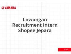 Lowongan Recruitment Intern Shopee Jepara