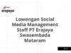 Lowongan Social Media Management Staff PT Erajaya Swasembada Mataram