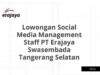 Lowongan Social Media Management Staff PT Erajaya Swasembada Tangerang Selatan