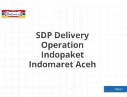 SDP Delivery Operation Indopaket Indomaret Aceh