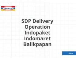 SDP Delivery Operation Indopaket Indomaret Balikpapan