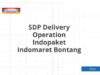 SDP Delivery Operation Indopaket Indomaret Bontang