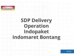 SDP Delivery Operation Indopaket Indomaret Bontang