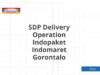 SDP Delivery Operation Indopaket Indomaret Gorontalo