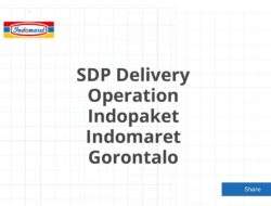 SDP Delivery Operation Indopaket Indomaret Gorontalo