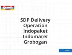 SDP Delivery Operation Indopaket Indomaret Grobogan