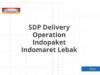 SDP Delivery Operation Indopaket Indomaret Lebak