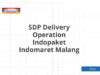 SDP Delivery Operation Indopaket Indomaret Malang