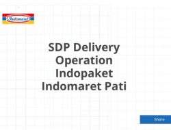 SDP Delivery Operation Indopaket Indomaret Pati