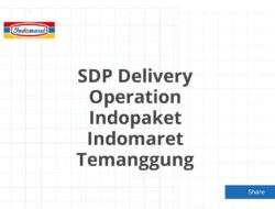 SDP Delivery Operation Indopaket Indomaret Temanggung
