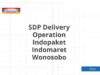 SDP Delivery Operation Indopaket Indomaret Wonosobo