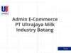 Admin E-Commerce PT Ultrajaya Milk Industry Batang