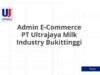 Admin E-Commerce PT Ultrajaya Milk Industry Bukittinggi