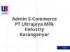Admin E-Commerce PT Ultrajaya Milk Industry Karanganyar