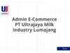 Admin E-Commerce PT Ultrajaya Milk Industry Lumajang