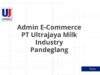 Admin E-Commerce PT Ultrajaya Milk Industry Pandeglang