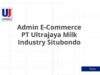 Admin E-Commerce PT Ultrajaya Milk Industry Situbondo