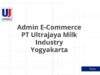 Admin E-Commerce PT Ultrajaya Milk Industry Yogyakarta