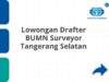 Lowongan Drafter BUMN Surveyor Tangerang Selatan