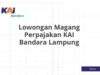 Lowongan Magang Perpajakan KAI Bandara Lampung