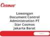 Lowongan Document Control Administration PT Star Cosmos Jakarta Barat