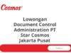 Lowongan Document Control Administration PT Star Cosmos Jakarta Pusat