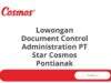 Lowongan Document Control Administration PT Star Cosmos Pontianak
