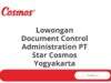 Lowongan Document Control Administration PT Star Cosmos Yogyakarta