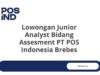 Lowongan Junior Analyst Bidang Assesment PT POS Indonesia Brebes