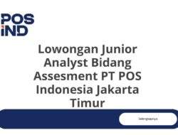 Lowongan Junior Analyst Bidang Assesment PT POS Indonesia Jakarta Timur