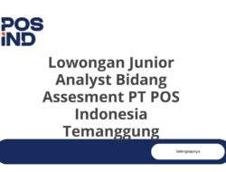 Lowongan Junior Analyst Bidang Assesment PT POS Indonesia Temanggung