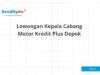 Lowongan Kepala Cabang Motor Kredit Plus Depok