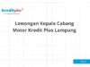 Lowongan Kepala Cabang Motor Kredit Plus Lampung