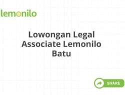 Lowongan Legal Associate Lemonilo Batu