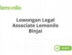 Lowongan Legal Associate Lemonilo Binjai