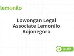 Lowongan Legal Associate Lemonilo Bojonegoro