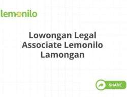 Lowongan Legal Associate Lemonilo Lamongan