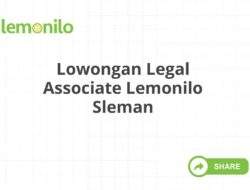 Lowongan Legal Associate Lemonilo Sleman